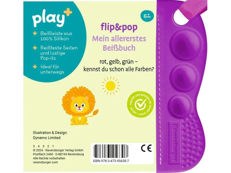 play+ Bilderbuch flip&pop: Erste Farben