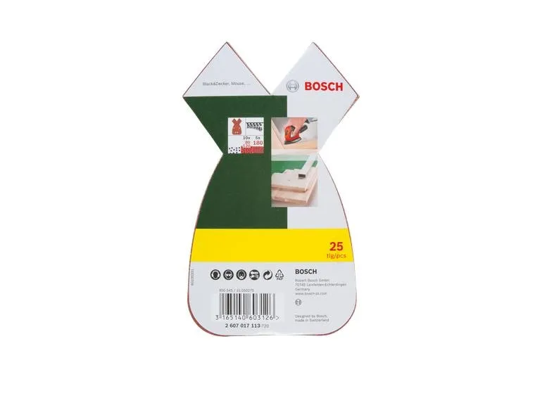 Bosch 25-teilige Schleifblatt-Set für Multischleifer Bosch 25-teilige Schleifblatt-Set für Multischleifer