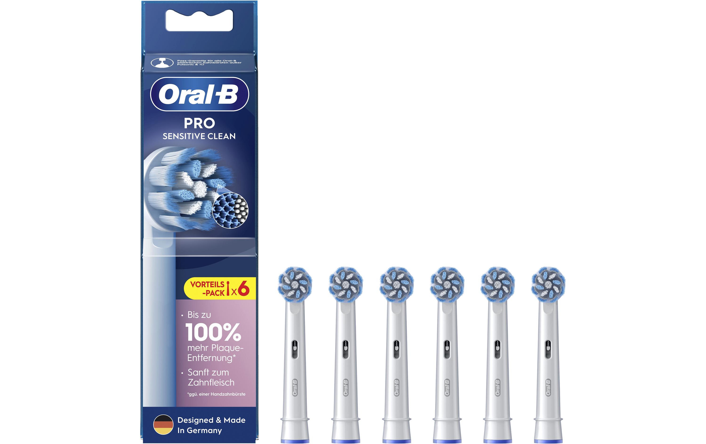 Oral-B Zahnbürstenkopf Sensitive Clean 1 Stück, Weiss