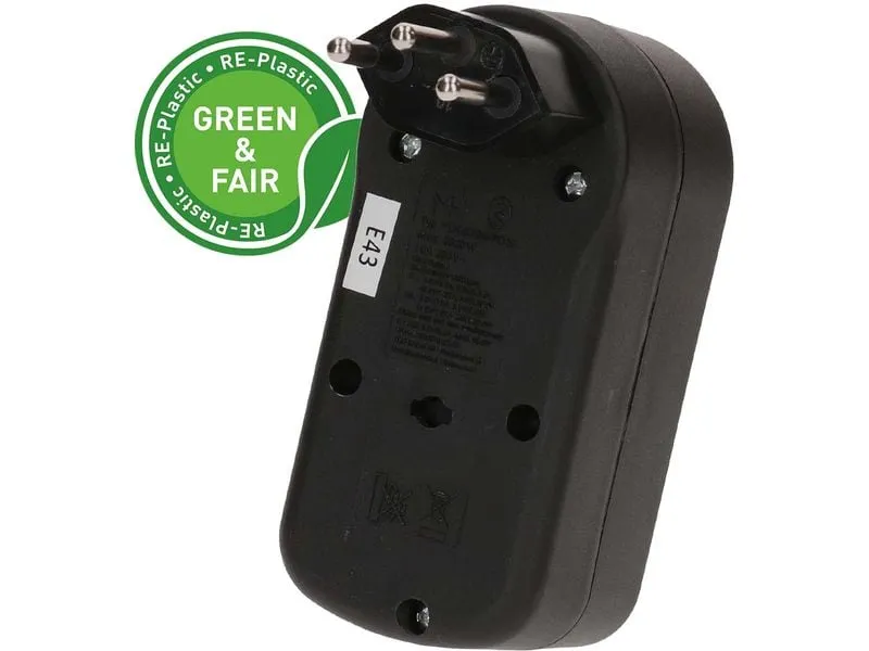 Max Hauri Mehrfachstecker Adapt 1x Typ 13, 2x USB-C/C, 20 W Max Hauri Mehrfachstecker Adapt 1x Typ 13, 2x USB-C/C, 20 W