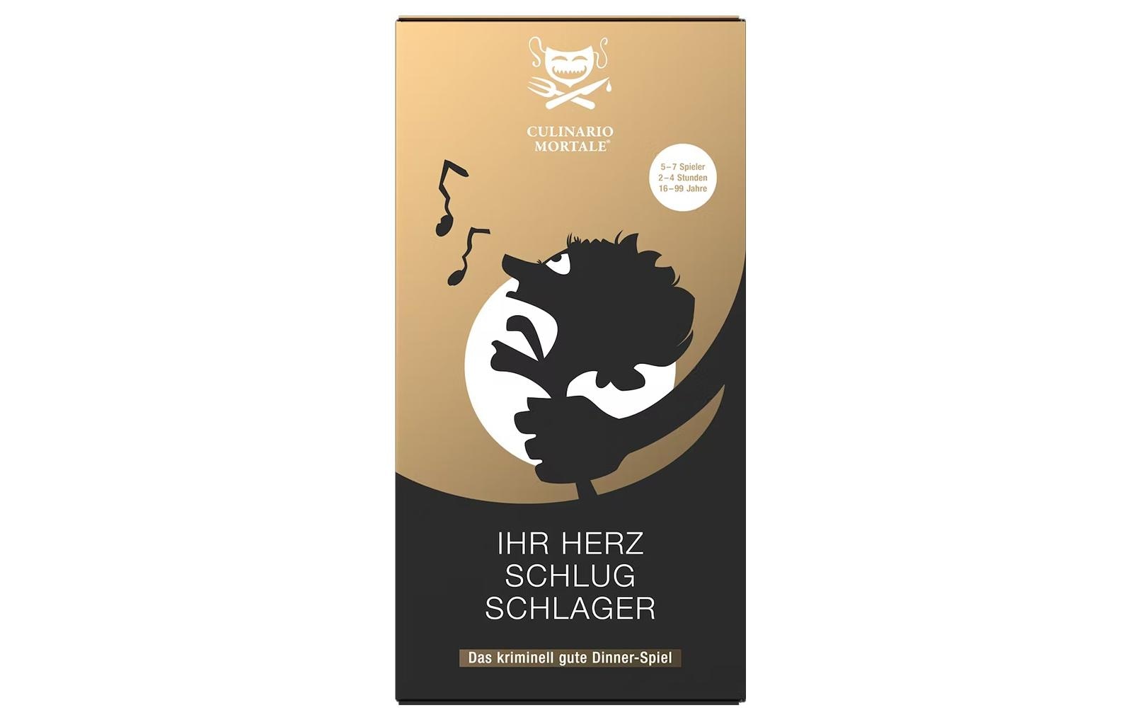 Culinario Mortale Partyspiel Ihr Herz schlug Schlager