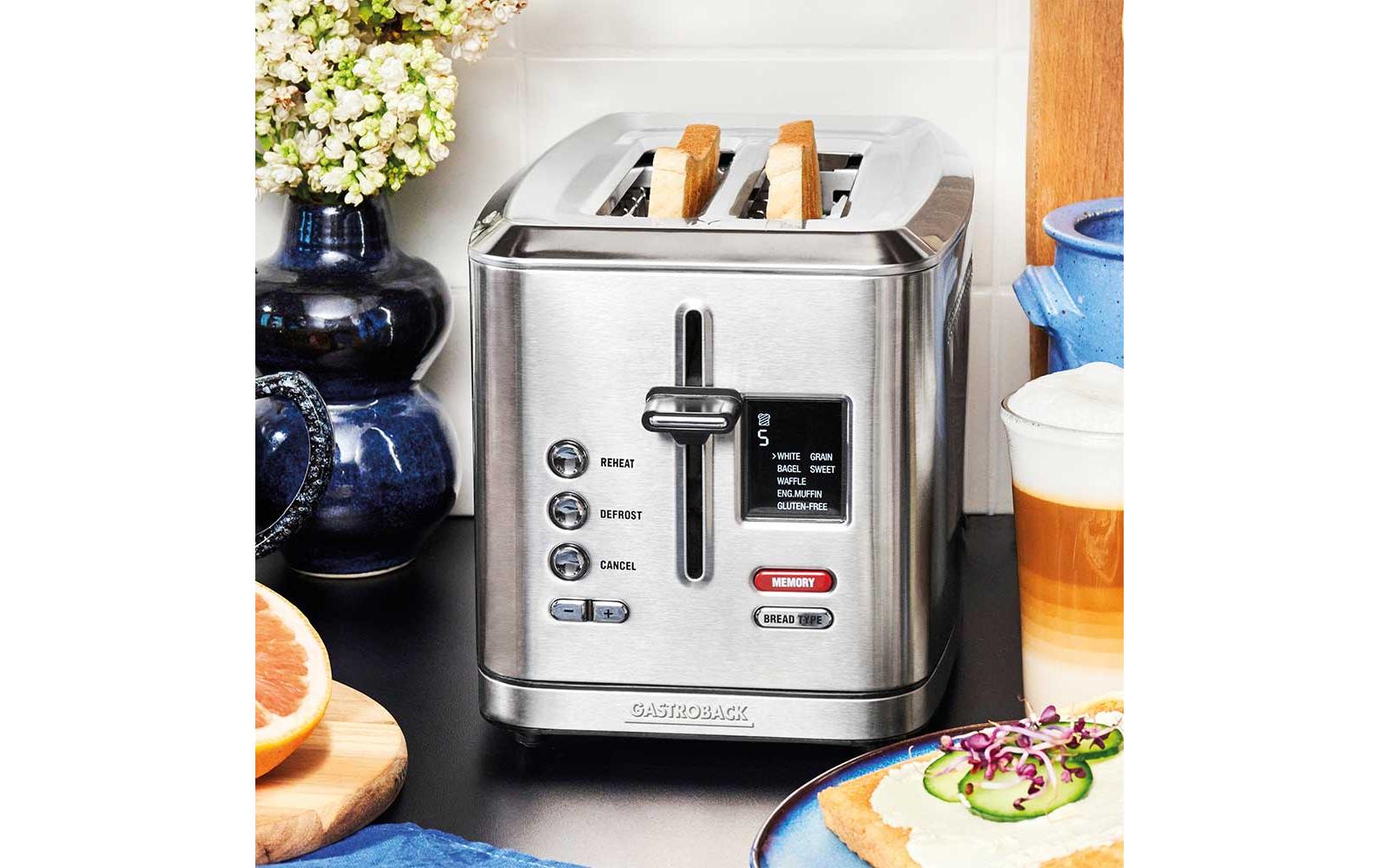 Gastroback Toaster Digital 2S Silber