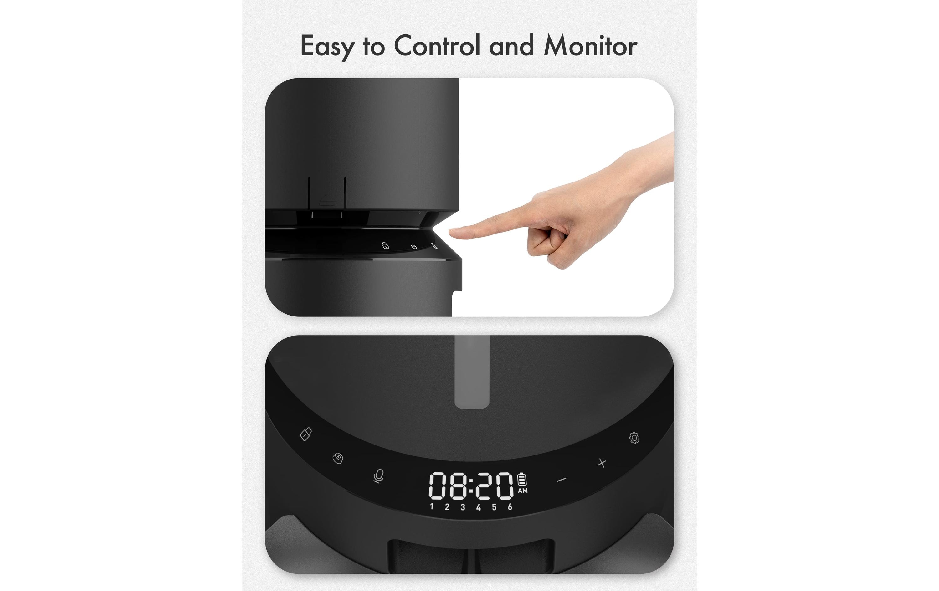 Petlibro Futterautomat Granary Dual Feeder 5 l, Schwarz