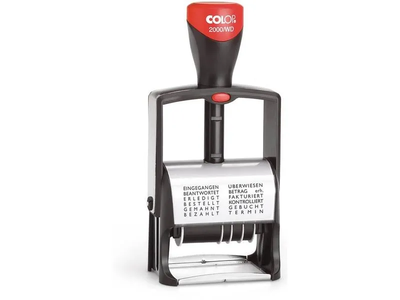 Colop Wort- und Datumsstempel 2000WD Schwarz Colop Wort- und Datumsstempel 2000WD Schwarz