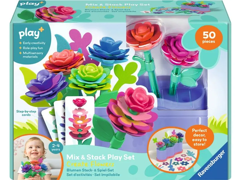 play+ Steck- und Spiel-Set Blumen play+ Steck- und Spiel-Set Blumen