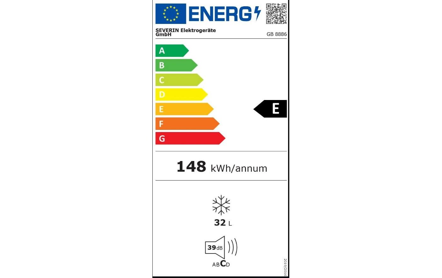 Severin Gefrierschrank GB8886 Wechselbar