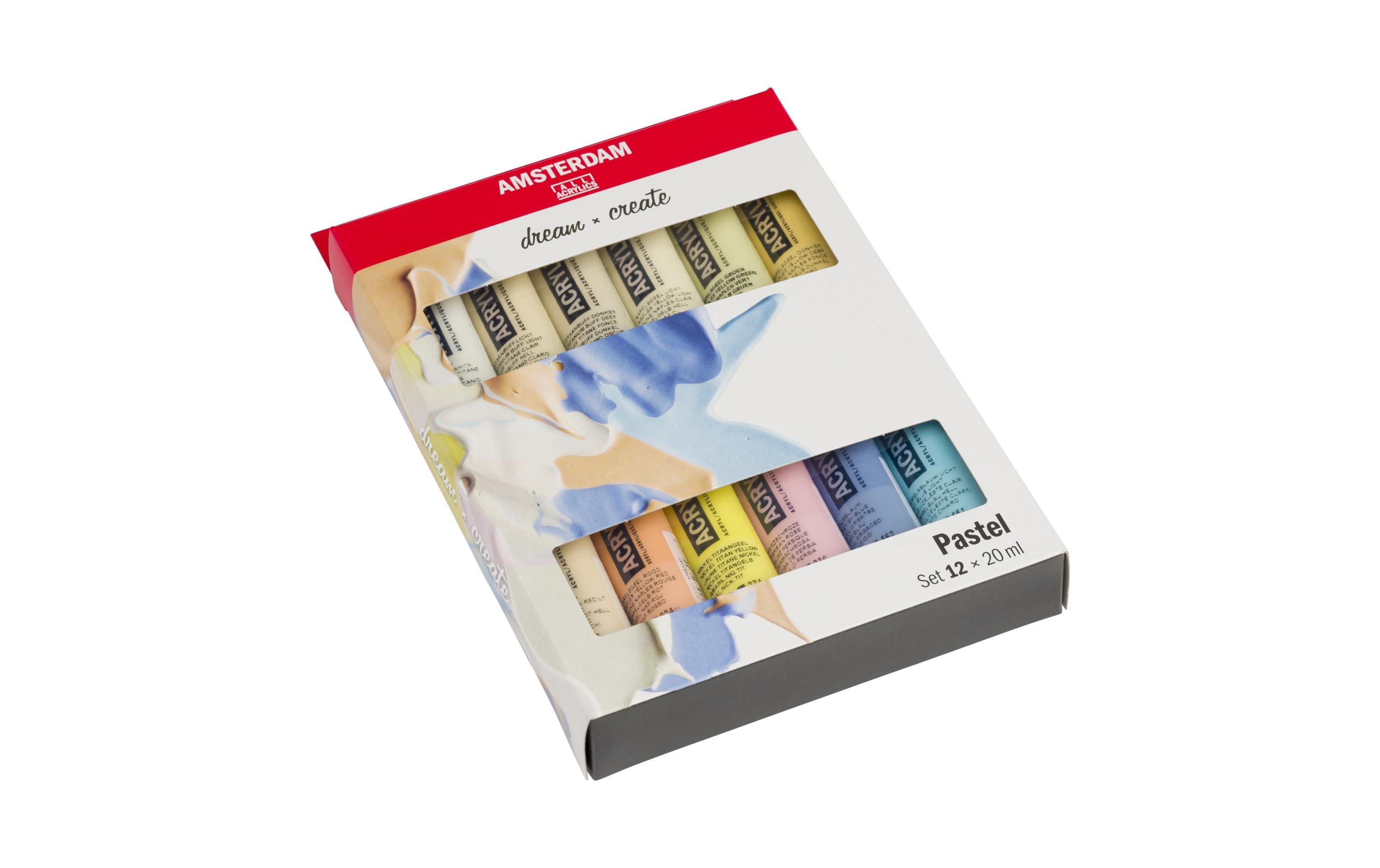 Amsterdam Acrylfarbe Pastels 12 Tuben à 20 ml