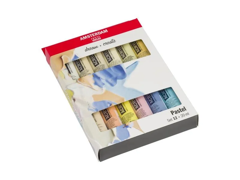 Amsterdam Acrylfarbe Pastels 12 Tuben à 20 ml Amsterdam Acrylfarbe Pastels 12 Tuben à 20 ml