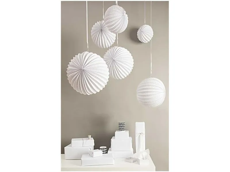 Rico Design Lampion 3-teilig, Weiss Rico Design Lampion 3-teilig, Weiss