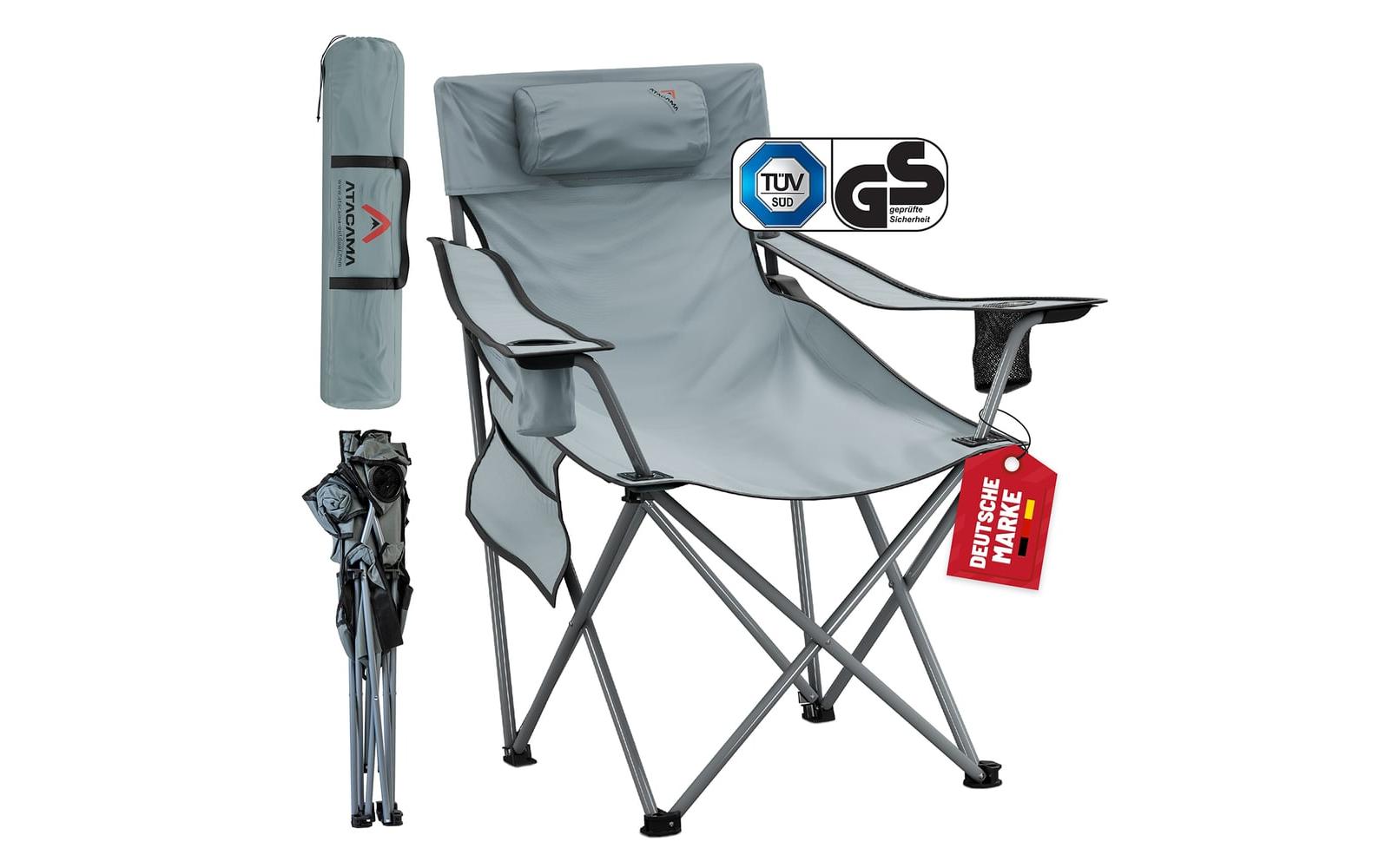 Atacama Campingstuhl Dunkelgrau