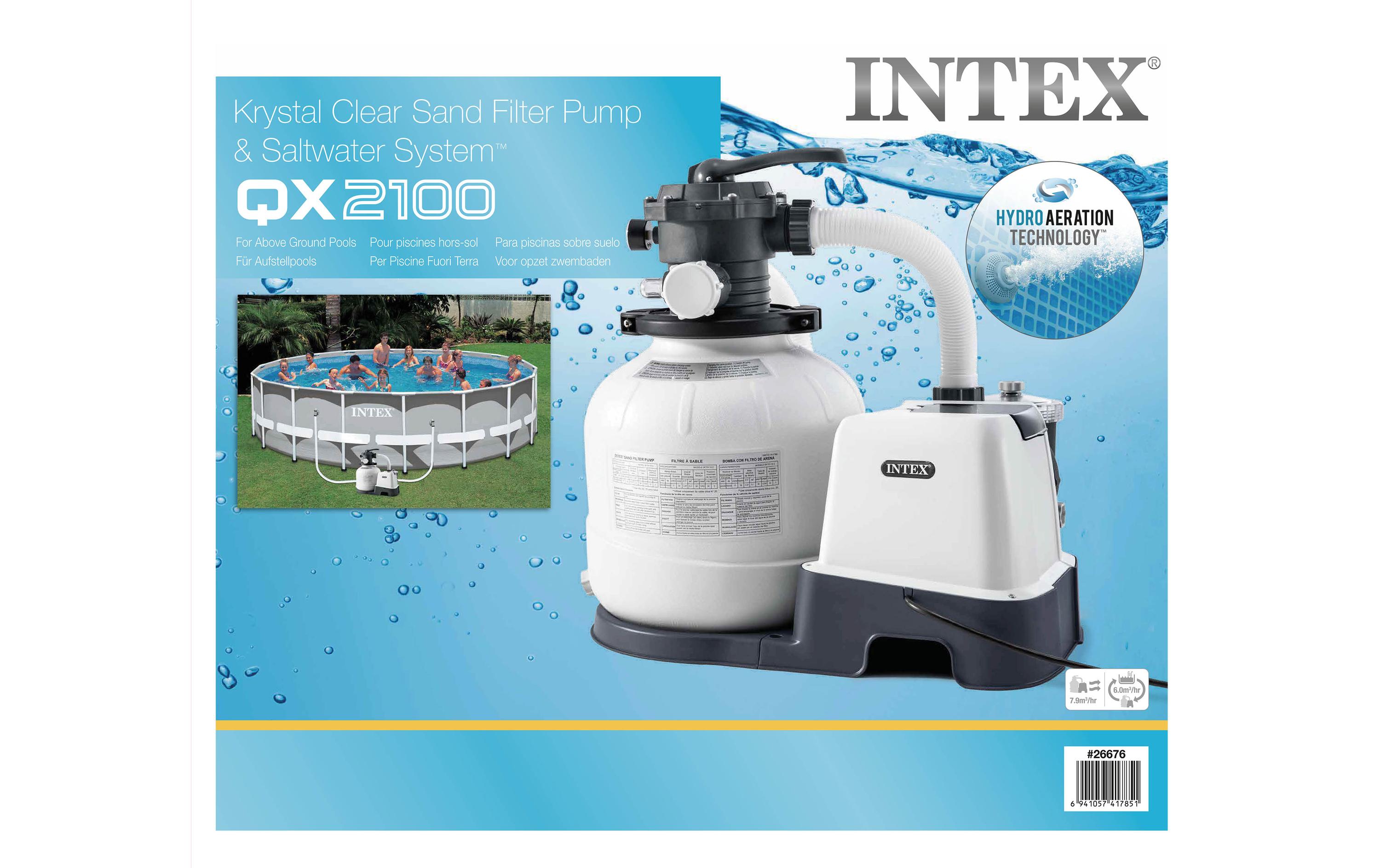 Intex Sandfilter + Chlorinator Kombination 32 m³ Intex Sandfilter + Chlorinator Kombination 32 m³