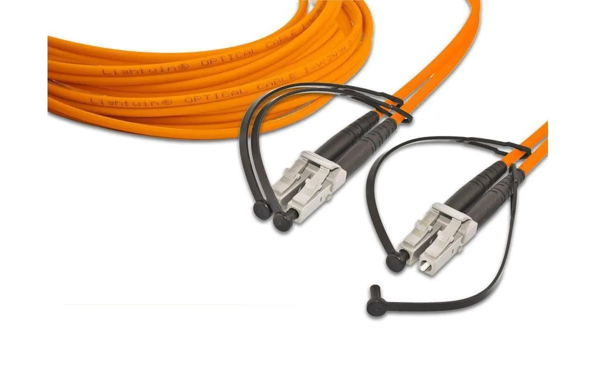 Lightwin LWL-Patchkabel LC-LC, Multimode, OM2, 1 m Lightwin LWL-Patchkabel LC-LC, Multimode, OM2, 1 m