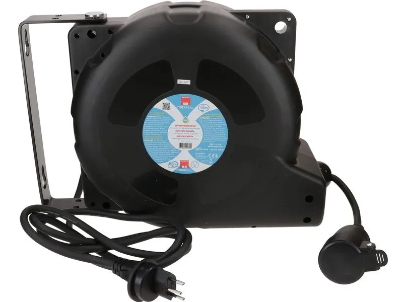 Max Hauri Kabelrolle 15 m, Schwarz Max Hauri Kabelrolle 15 m, Schwarz