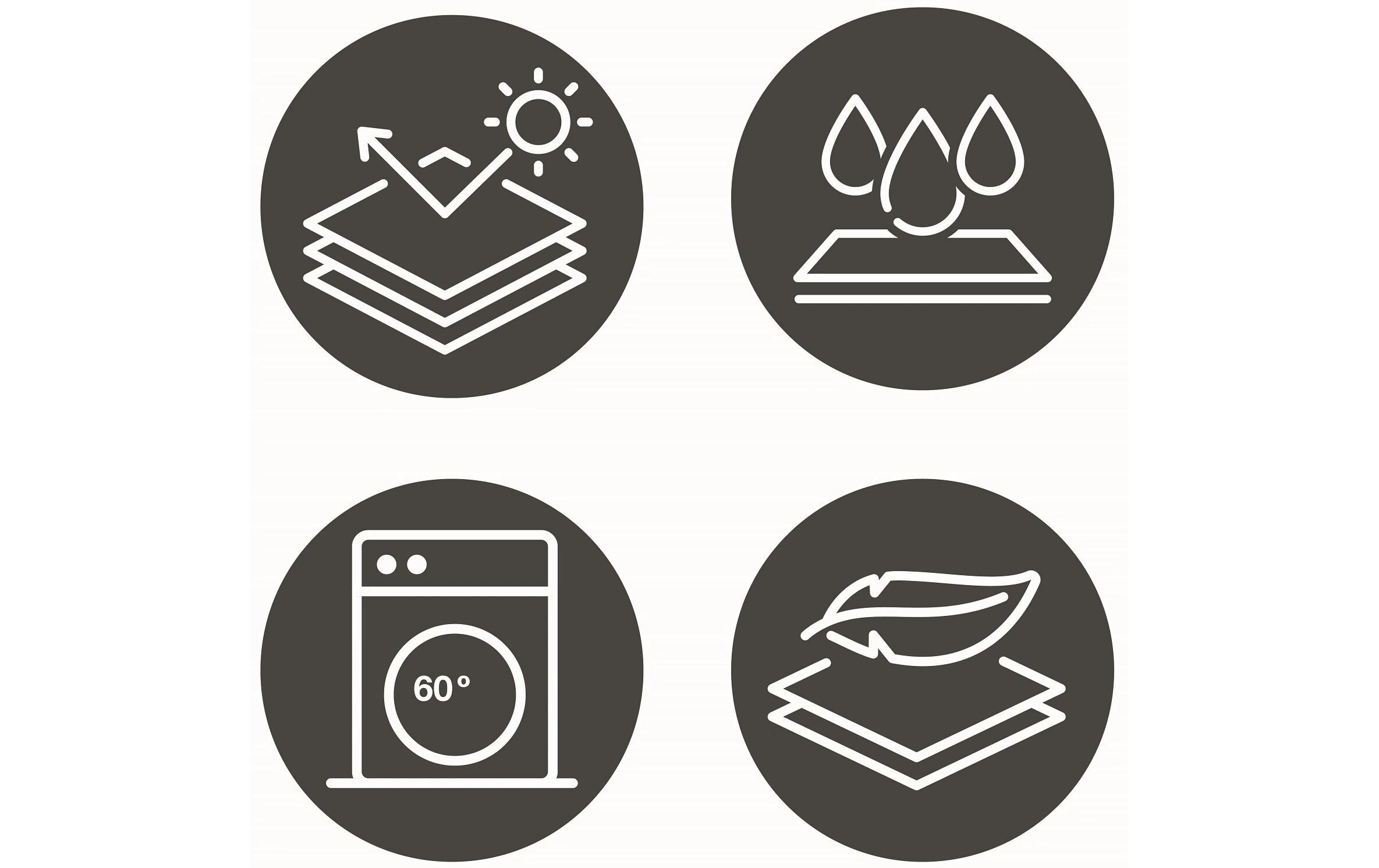 Fluffino Bademantel Beige / Blau, S