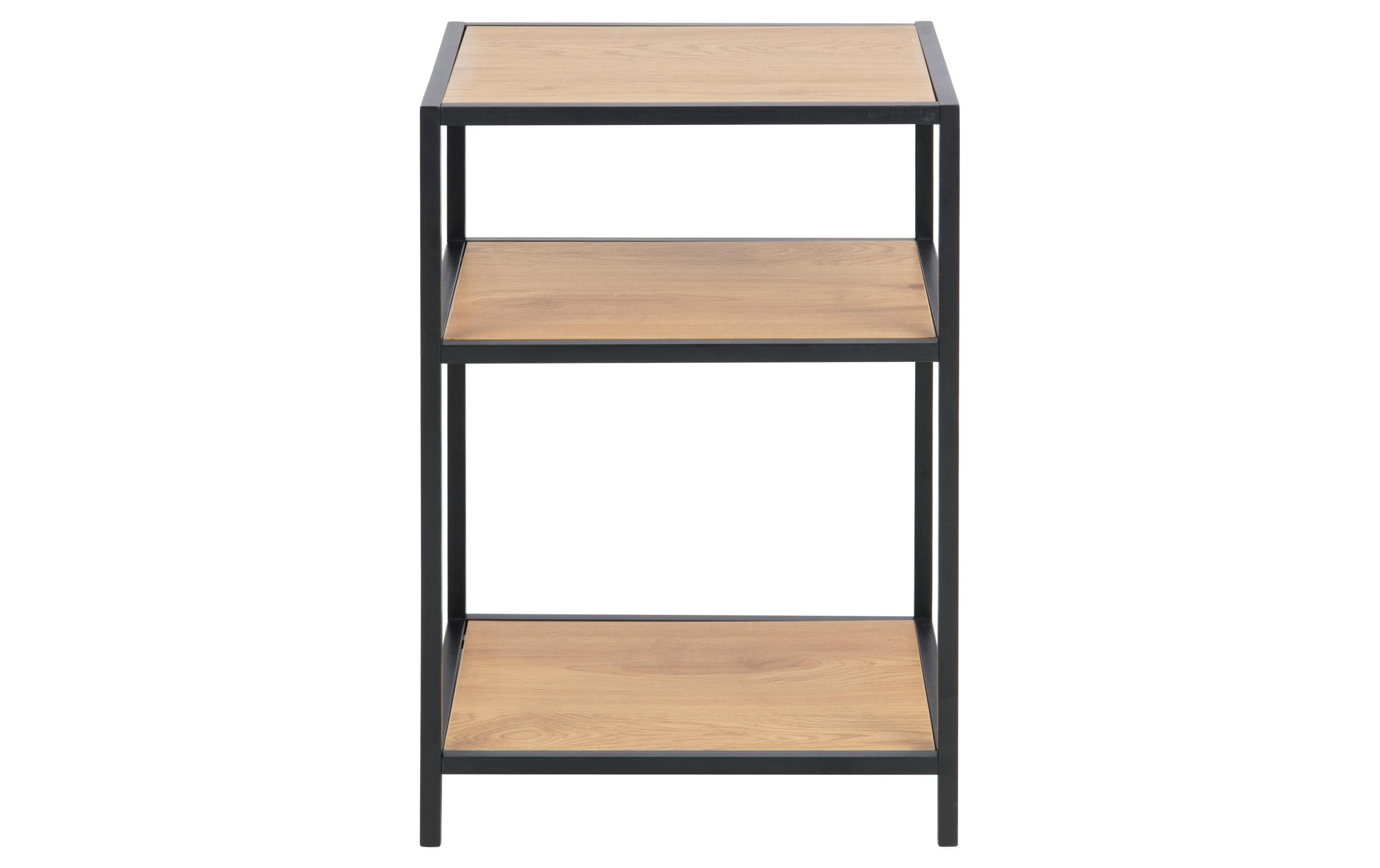 AC Design Nachttisch Seaford 42 x 35 x 63 cm, Nature/Schwarz AC Design Nachttisch Seaford 42 x 35 x 63 cm, Nature/Schwarz