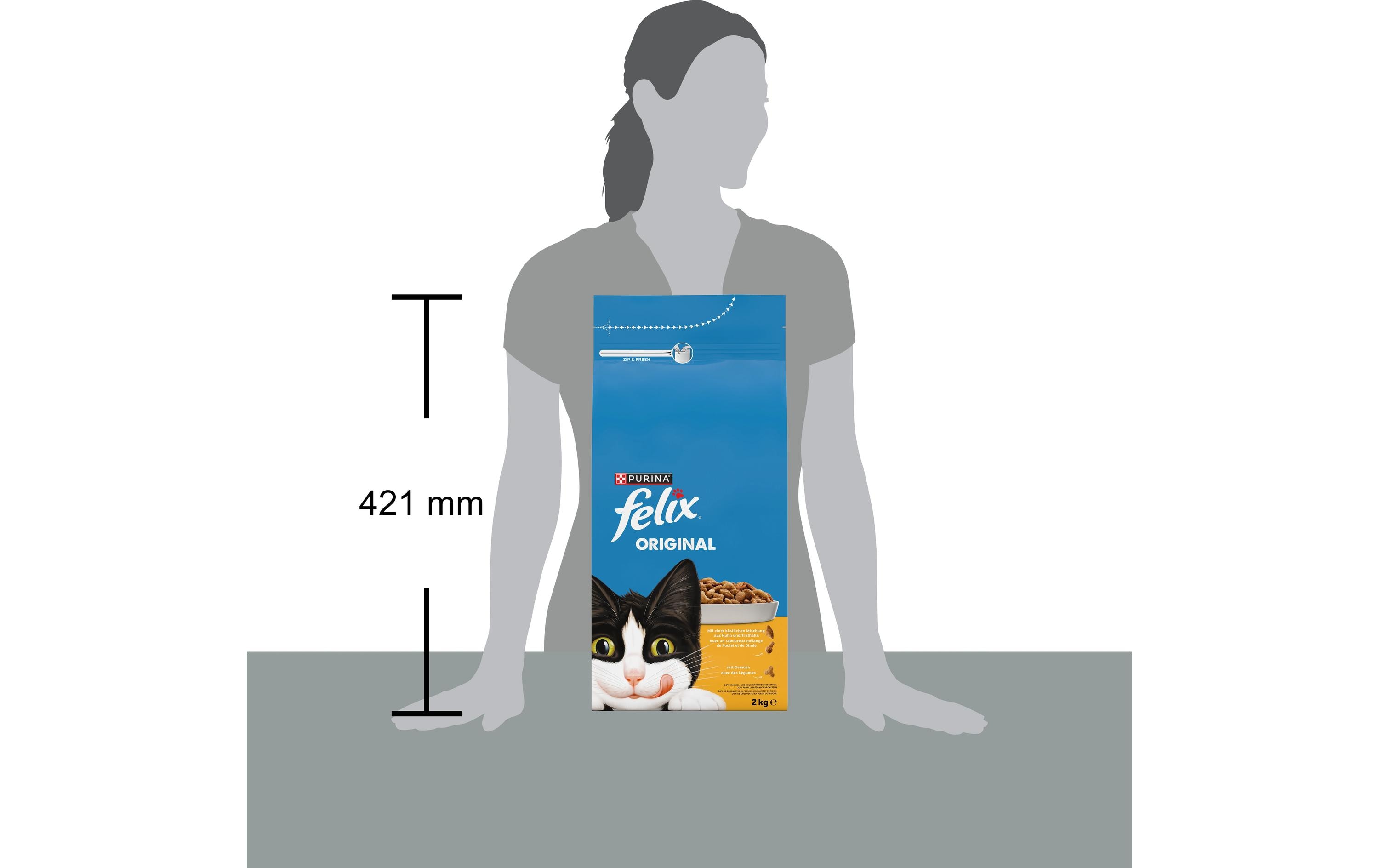 Felix Trockenfutter Original Geflügel 2 kg Felix Trockenfutter Original Geflügel 2 kg