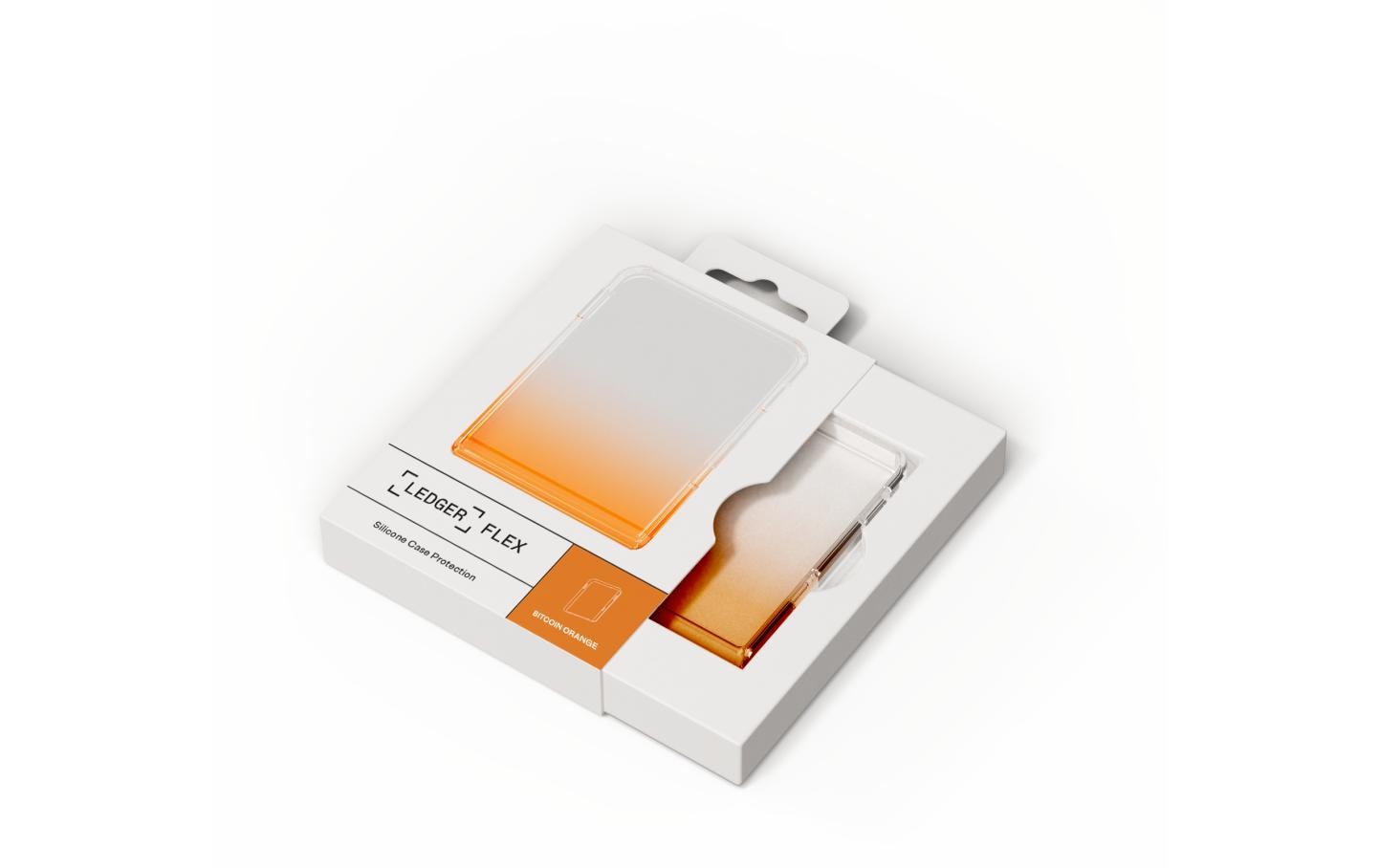 Ledger Flex Protective Case BTC Orange