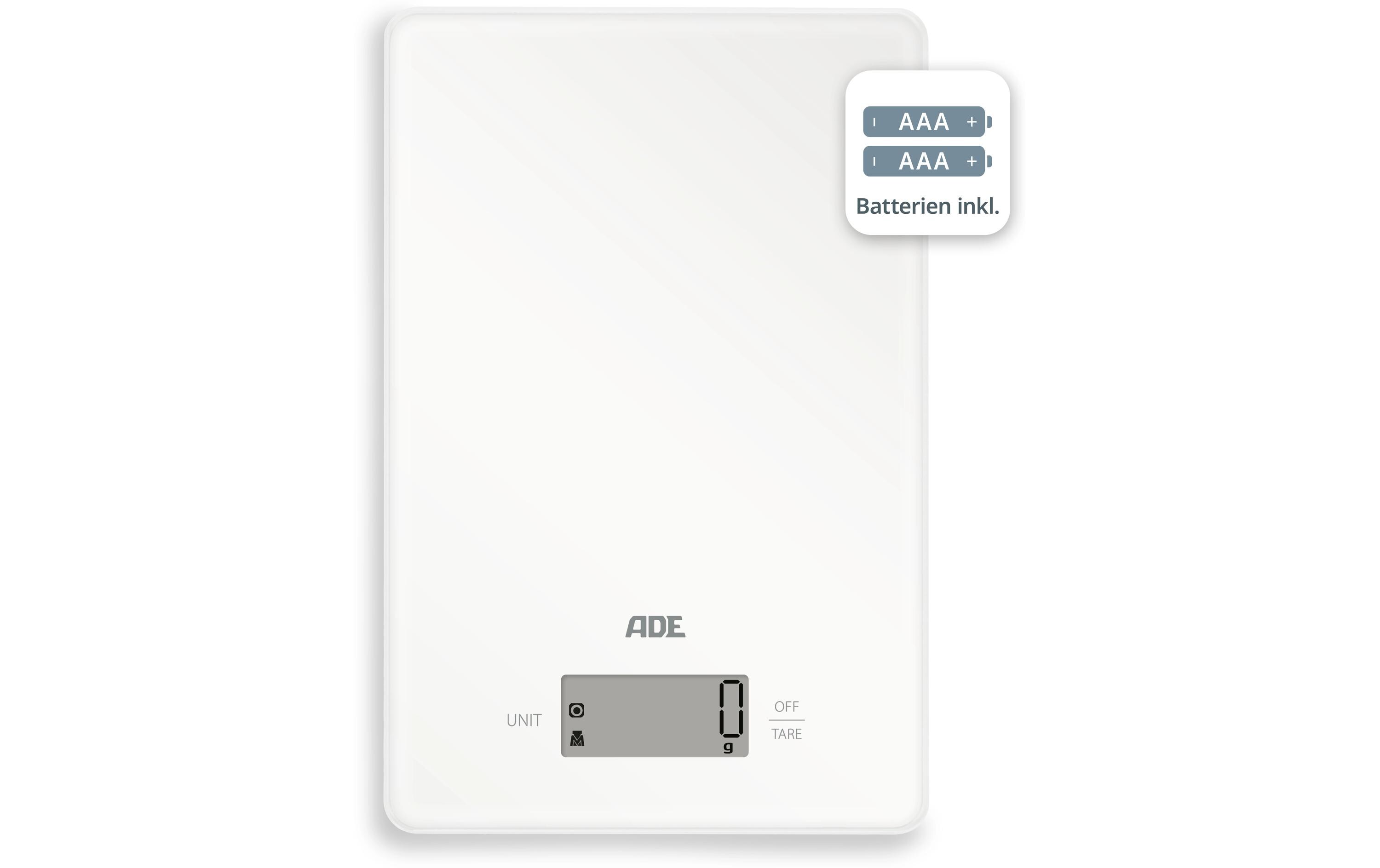 ADE Küchenwaage Julia Weiss