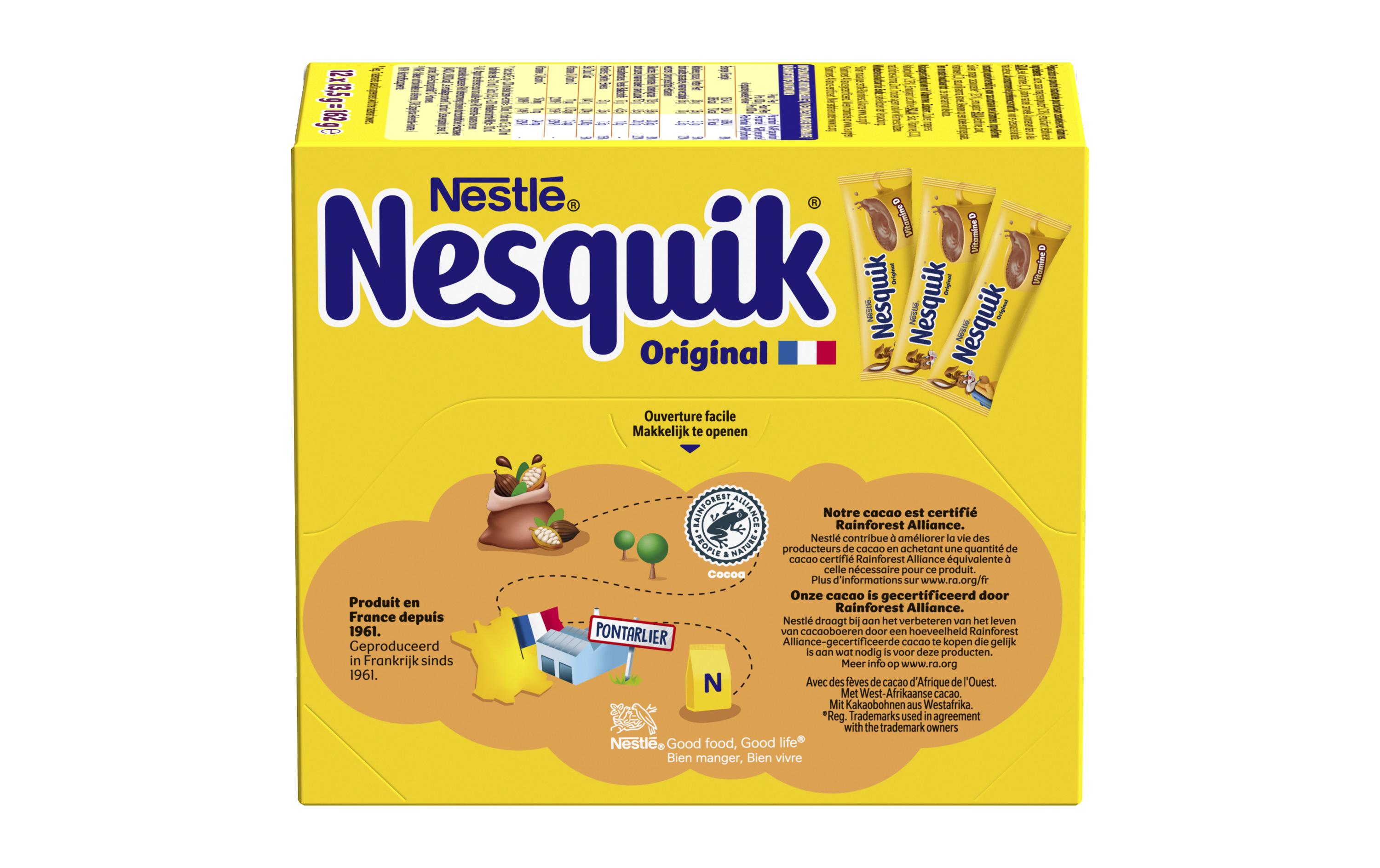 Nesquik Getränk Nesquik Sticks Kakaogetränkepulver mit Vitaminen 12 x 13.5 g