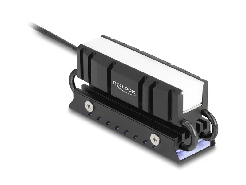 Delock M.2-Kühlkörper für SSD 2280 mit RGB LED Beleuchtung Delock M.2-Kühlkörper für SSD 2280 mit RGB LED Beleuchtung