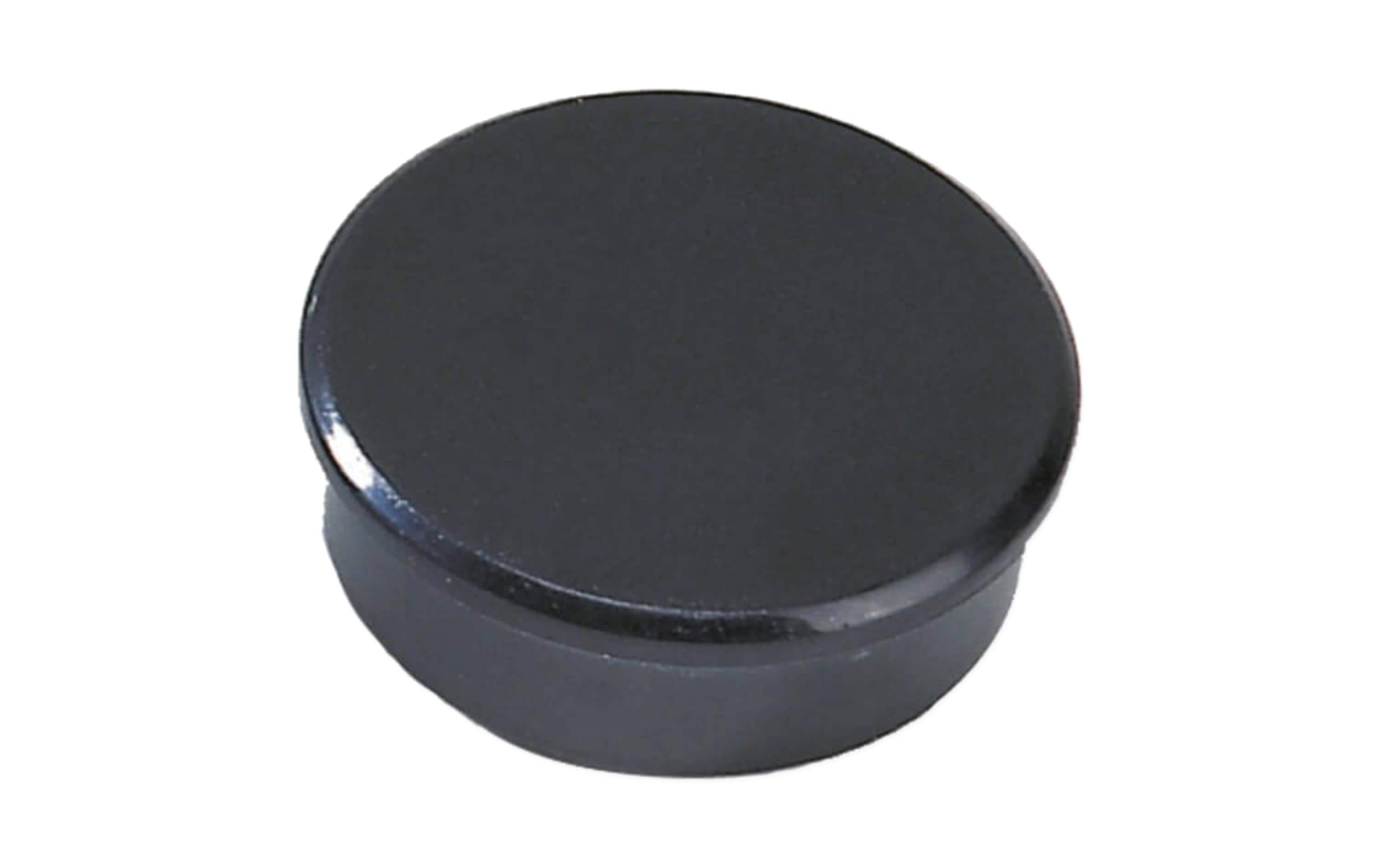 Berec Haftmagnet Ø 20 mm, 10 Stück, Schwarz