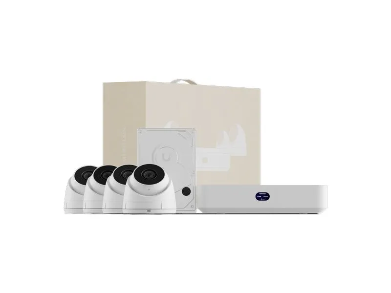 Ubiquiti Netzwerkrekorder UNVR-INSTANT-KIT 1 TB, 4x 5G Turret Ultra