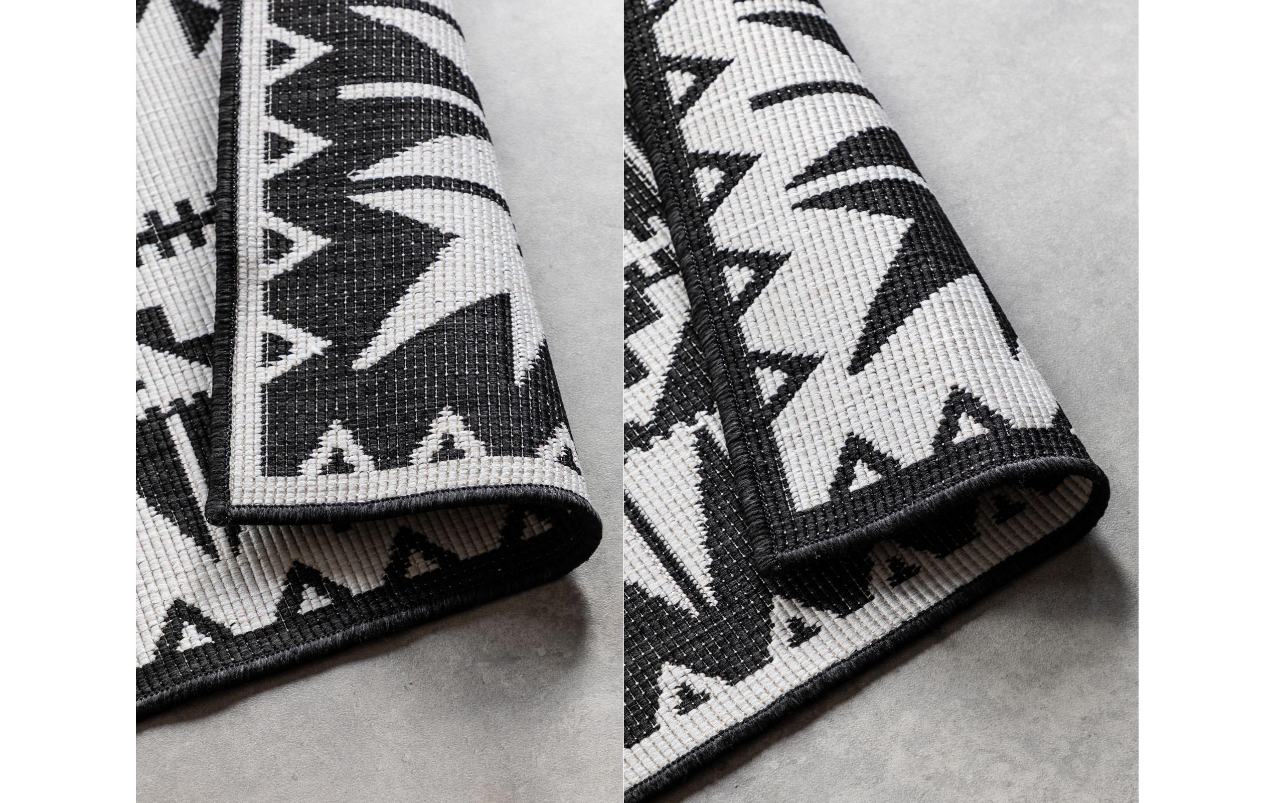 Elle Decoration Teppich Dynamic 160 x 230 cm, Black