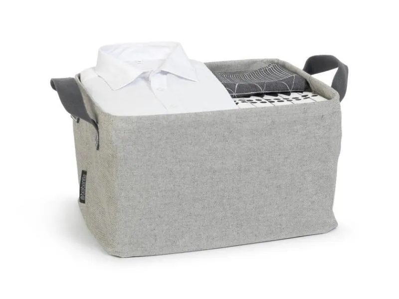 Brabantia Wäschekorb Linn faltbar Grau 35 l Brabantia Wäschekorb Linn faltbar Grau 35 l