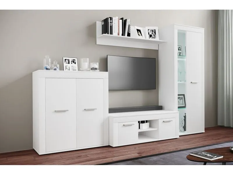 VCM TV-Möbel Usilo L 102 x 45 cm, Weiss VCM TV-Möbel Usilo L 102 x 45 cm, Weiss