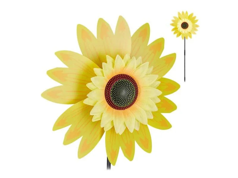 relaxdays Windrad Sonnenblume 70 cm relaxdays Windrad Sonnenblume 70 cm