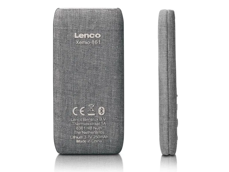 Lenco MP3 Player Xemio-861 Grau Lenco MP3 Player Xemio-861 Grau