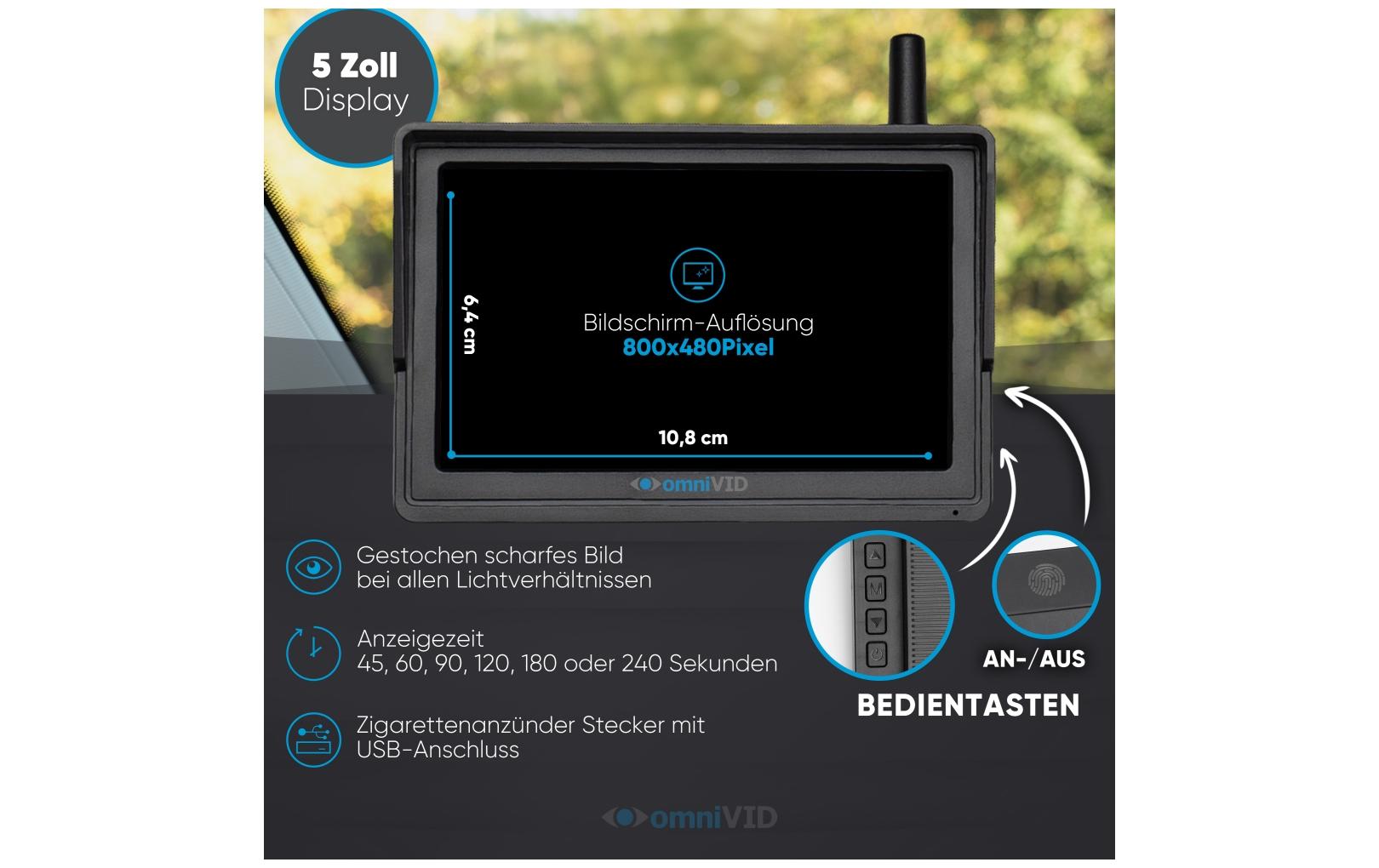 omniVID Equi-Cam mit Monitor 5 Zoll omniVID Equi-Cam mit Monitor 5 Zoll