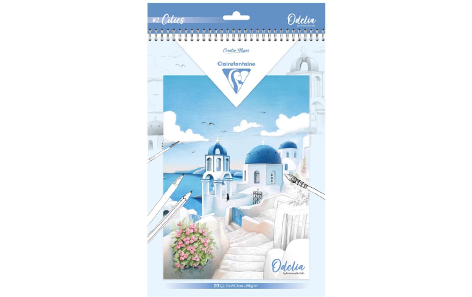 Clairefontaine Malblock Städte A4, 20 Blatt, 6 Motive Clairefontaine Malblock Städte A4, 20 Blatt, 6 Motive