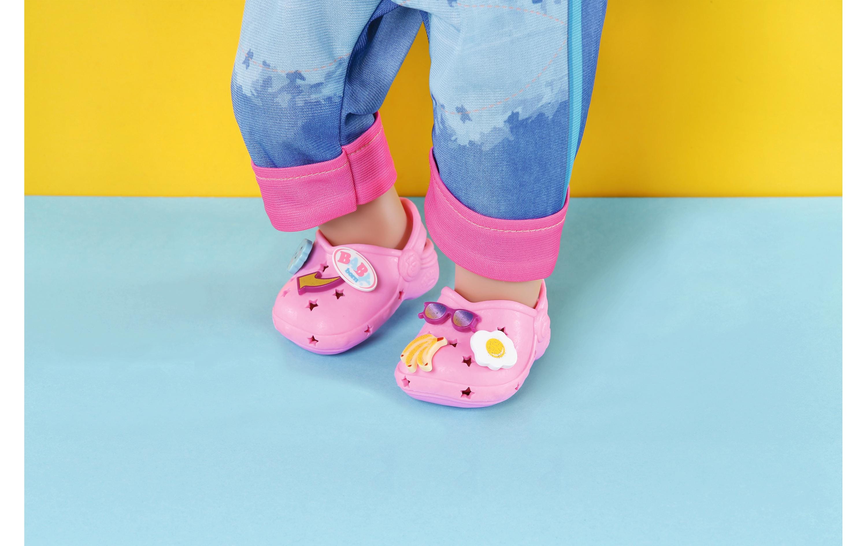 Baby Born Puppenkleidung Schuhe mit Pins assortiert