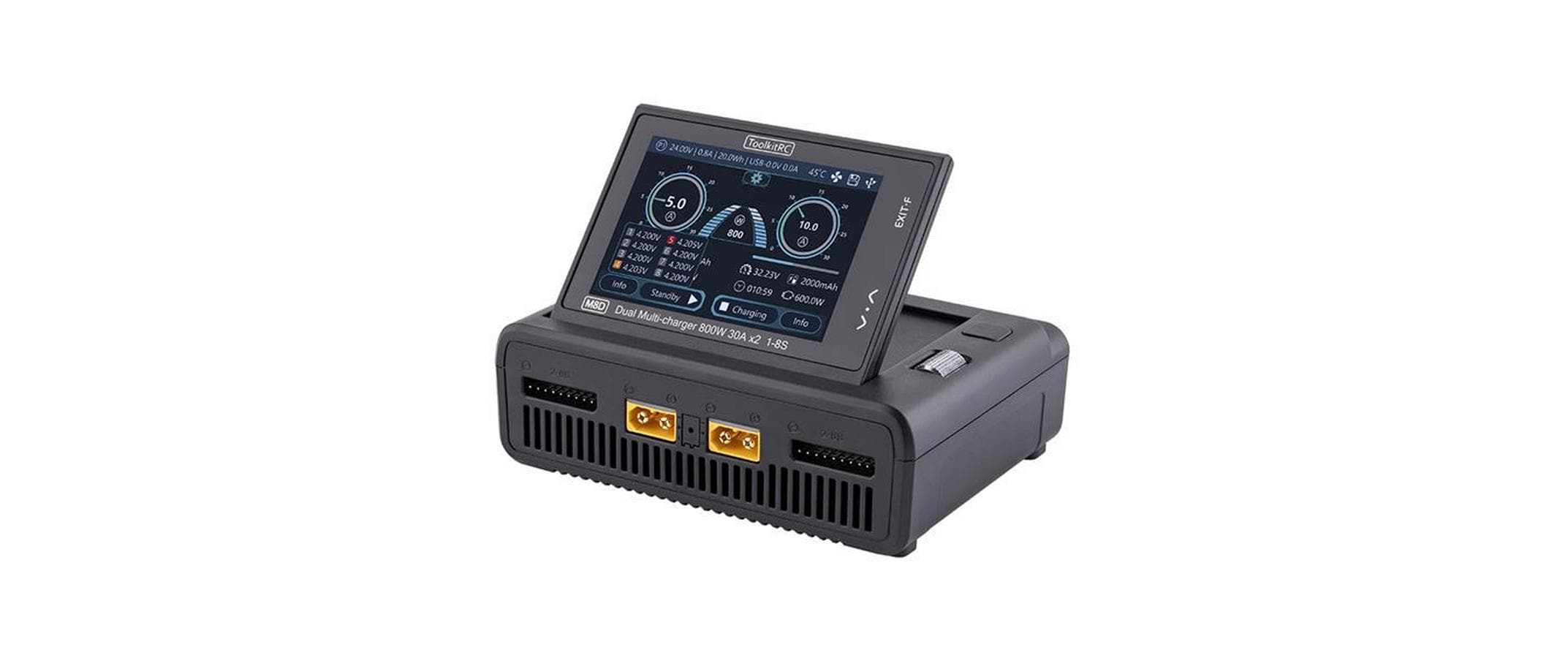 ToolkitRC Dual-Ladegerät M8D 1600W DC, 1-8S ToolkitRC Dual-Ladegerät M8D 1600W DC, 1-8S