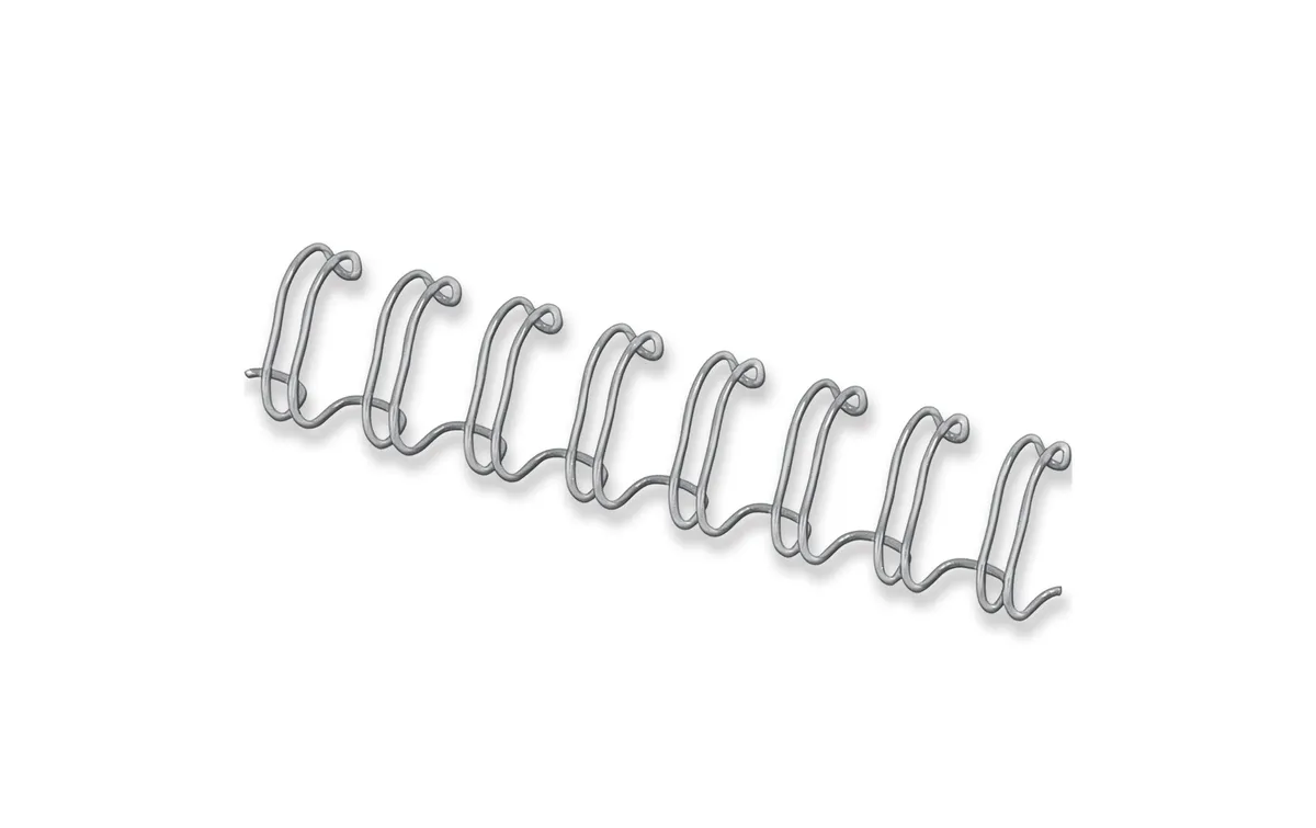 Fellowes Binderücken 6 mm Draht Silber, 100 Stück Fellowes Binderücken 6 mm Draht Silber, 100 Stück