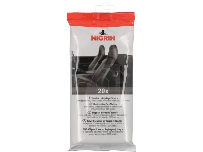 Nigrin Lederpflege-Tücher 20 Stück Nigrin Lederpflege-Tücher 20 Stück