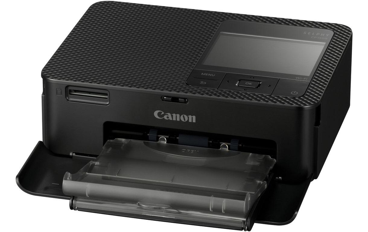Canon Fotodrucker Selphy CP1500 Schwarz Canon Fotodrucker Selphy CP1500 Schwarz