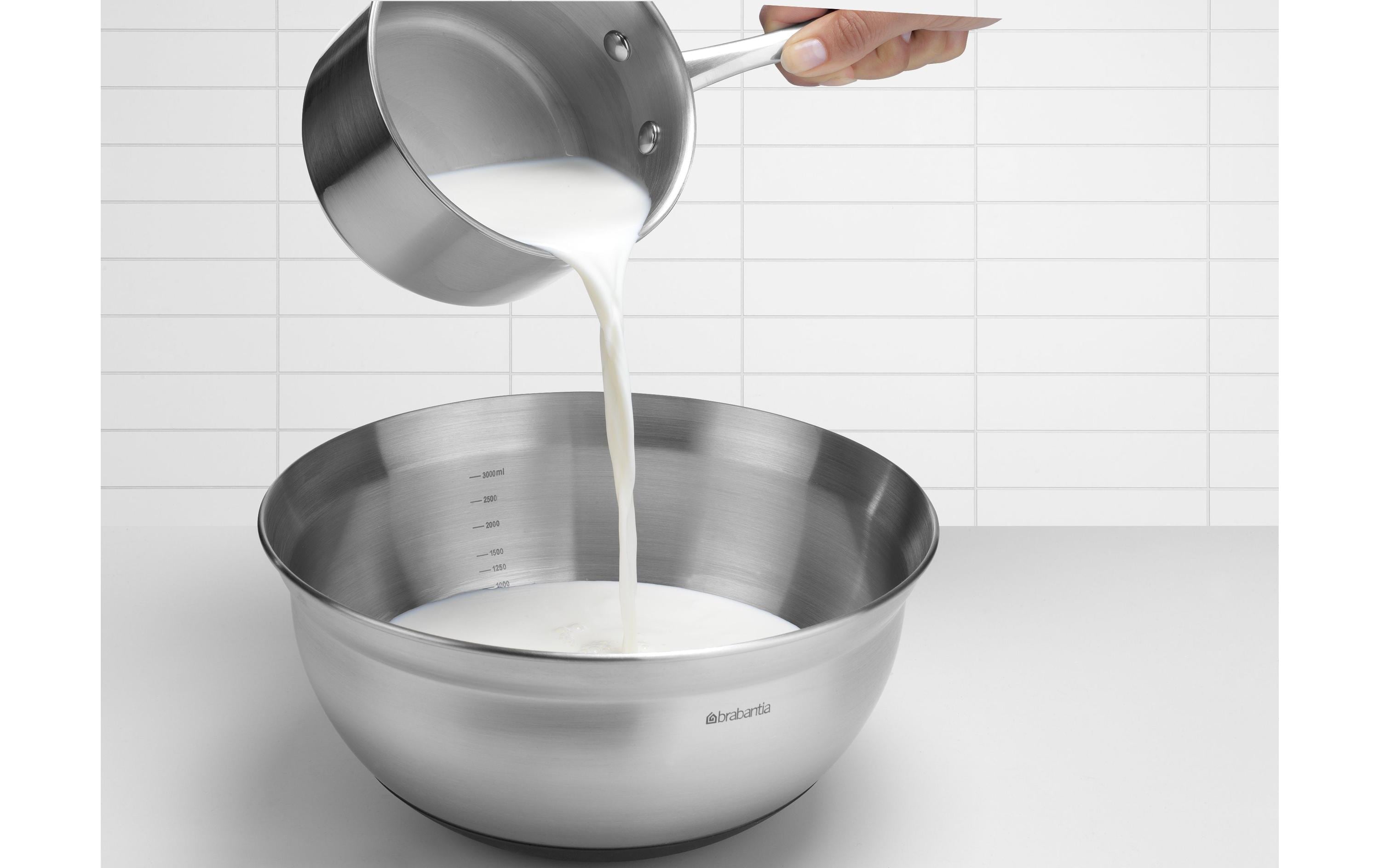 Brabantia Rührschüssel 3 l, Silber