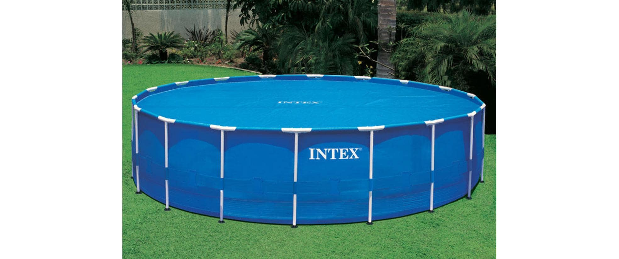 Intex Pool-Abdeckplane Ø 549 cm Solar