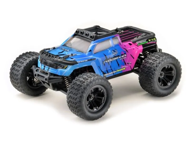 Absima Monster Truck MINI AMT pink/blau, 4WD, RTR, 1:16