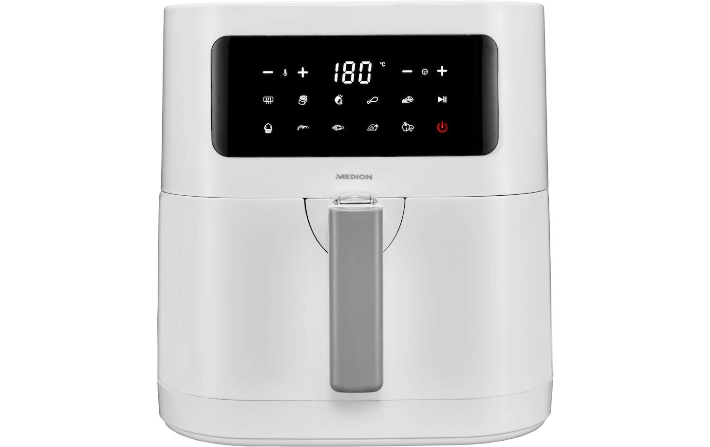 Medion Heissluft-Fritteuse MD 11740 5.2 l, Weiss