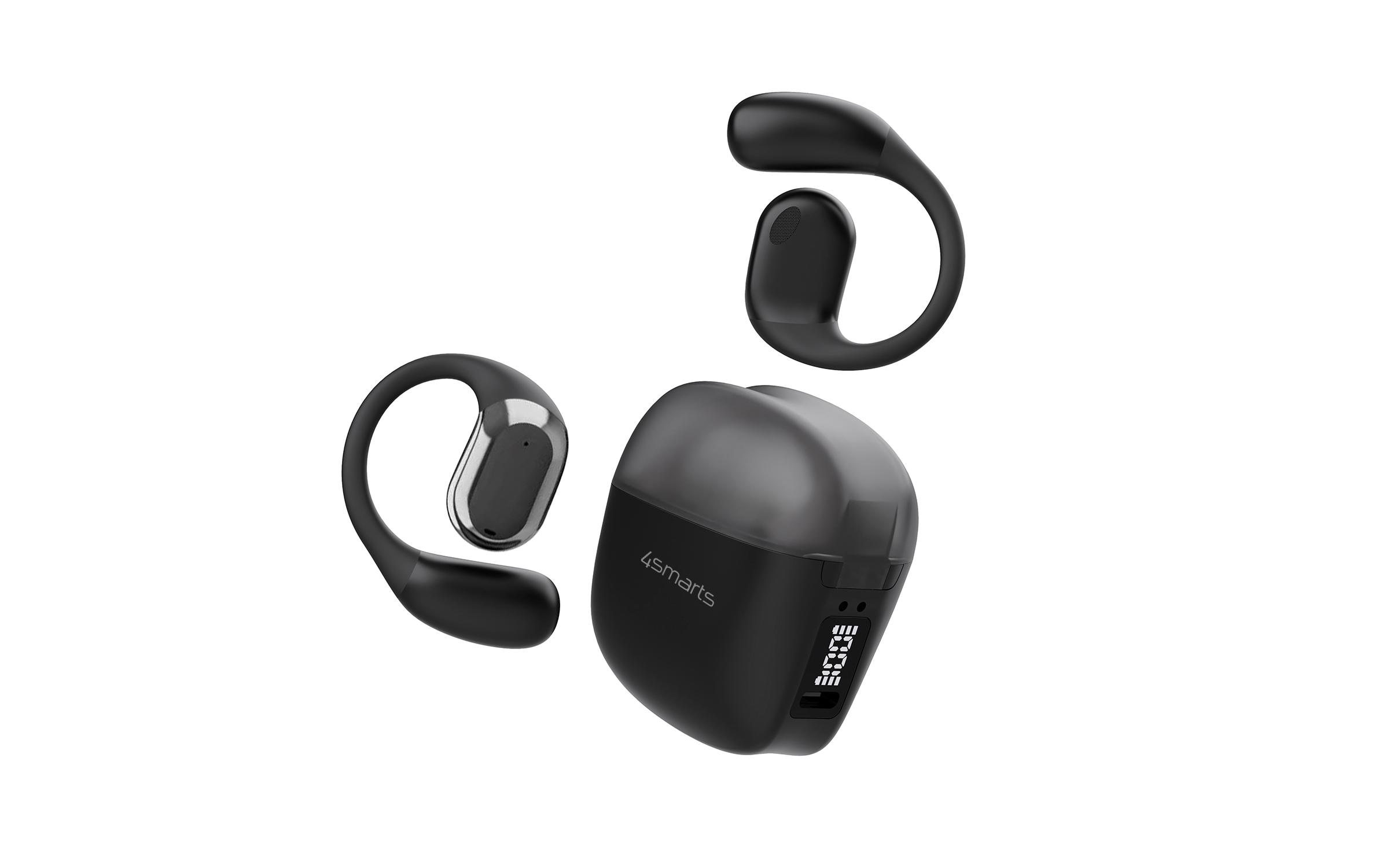 4smarts Wireless In-Ear-Kopfhörer OWS SkyBuds Sport Schwarz 4smarts Wireless In-Ear-Kopfhörer OWS SkyBuds Sport Schwarz