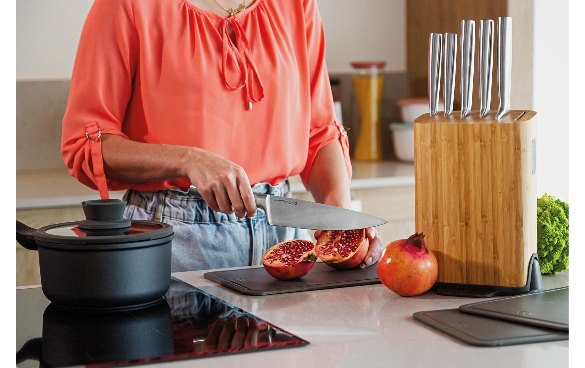 BergHOFF Kochmesser Leo Legacy 20 cm, Silber