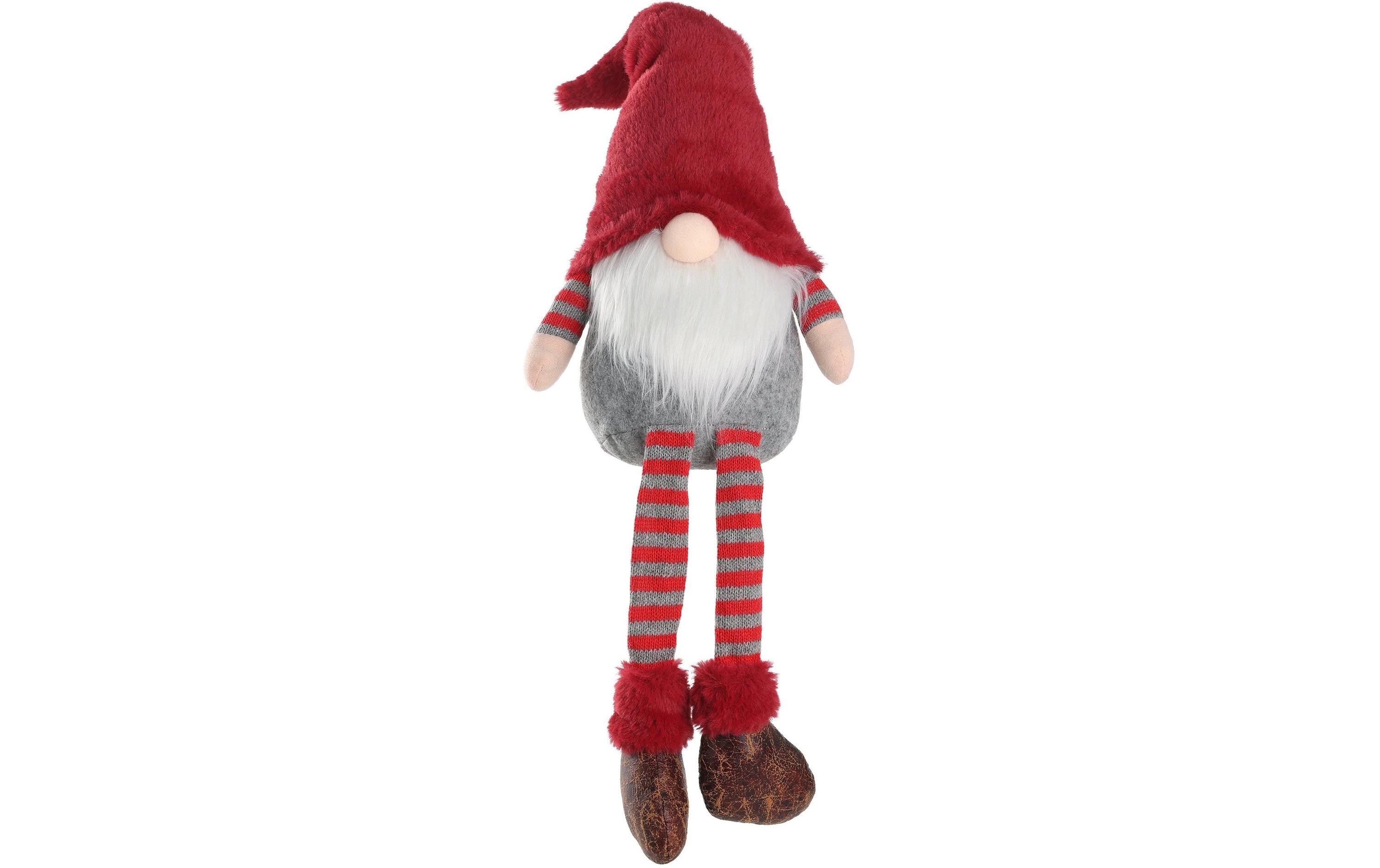 EGLO Weihnachtsfigur Ikara 65 cm, Grau/Rot