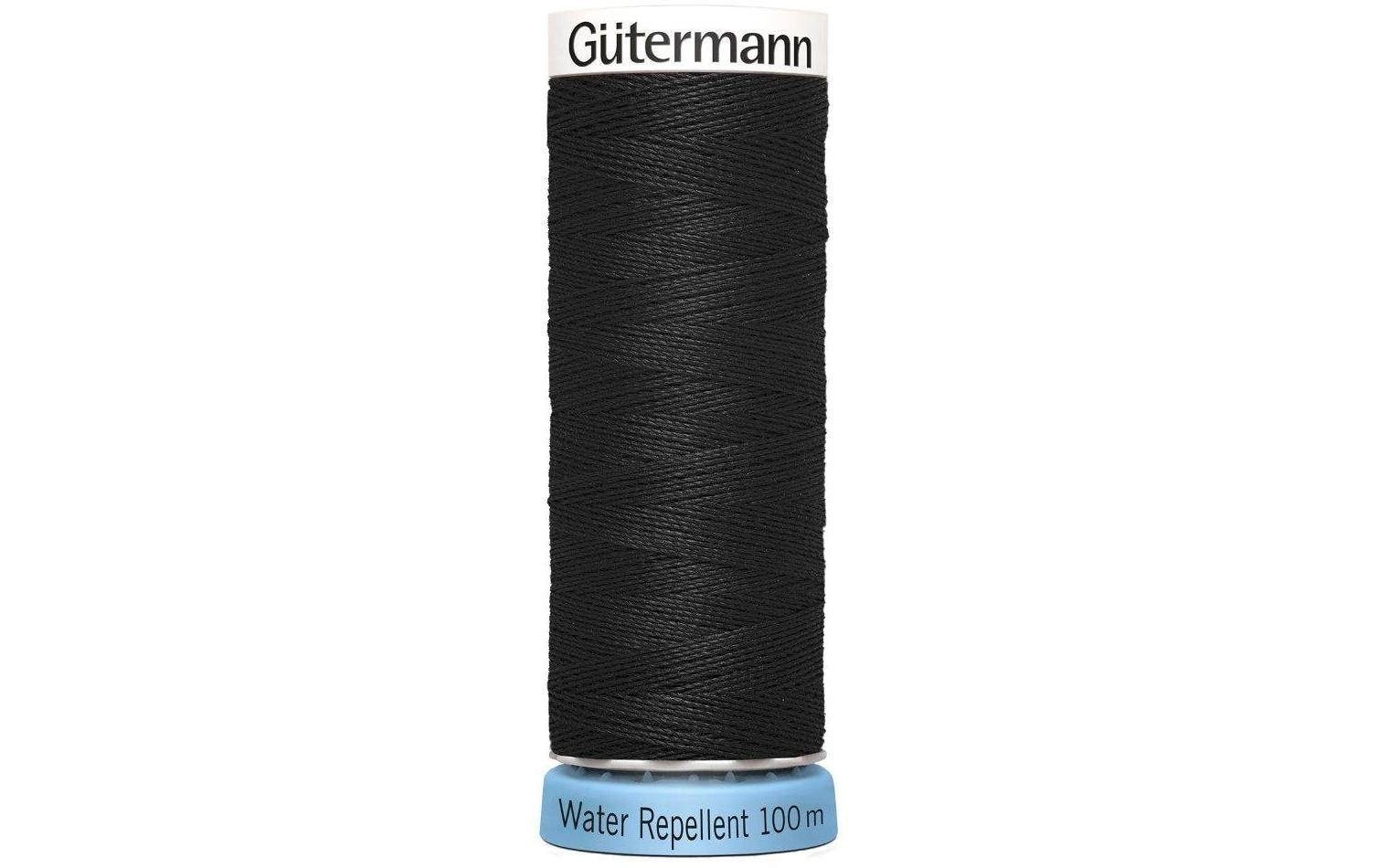 Gütermann Näh- und Stickgarn Water Repellent 1 Stück, Schwarz