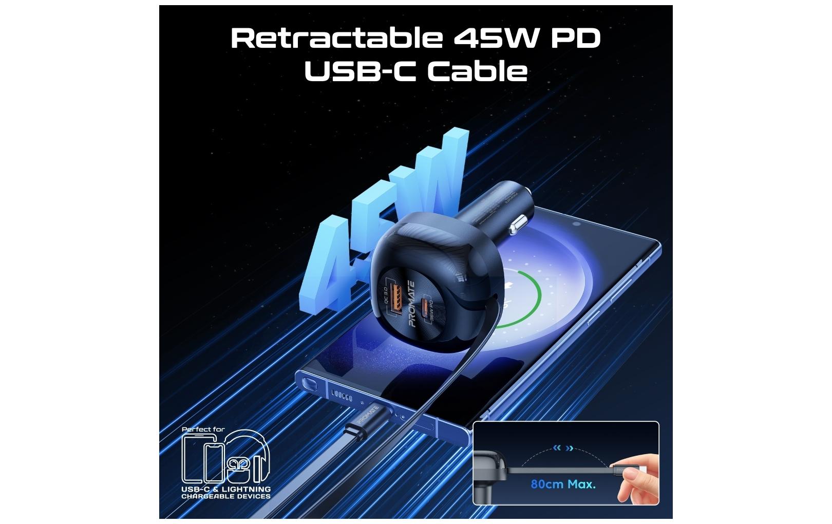 Promate Autoladegerät PowerDrive-RC65