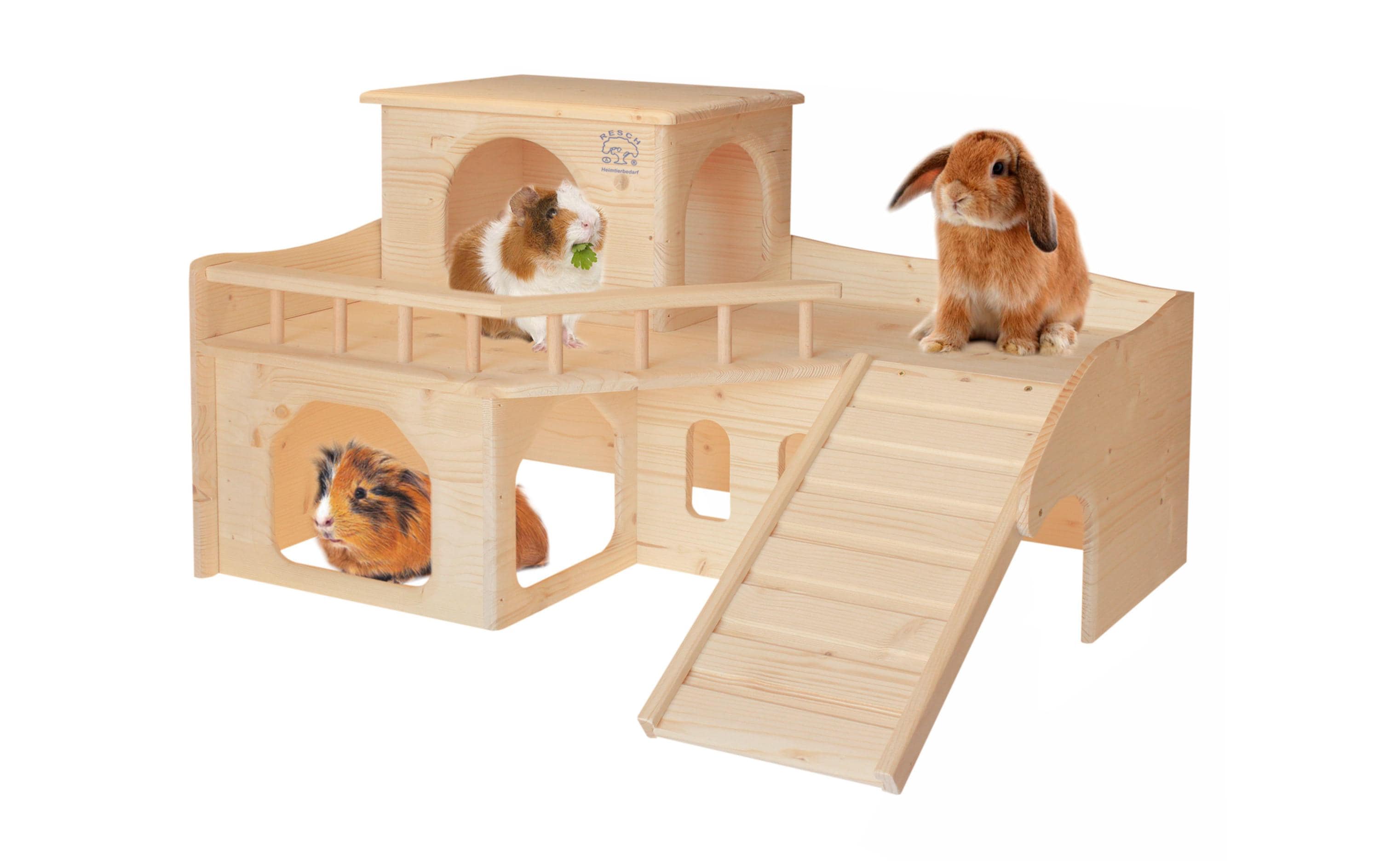 Resch Kaninchenschloss mit Terrasse Resch Kaninchenschloss mit Terrasse
