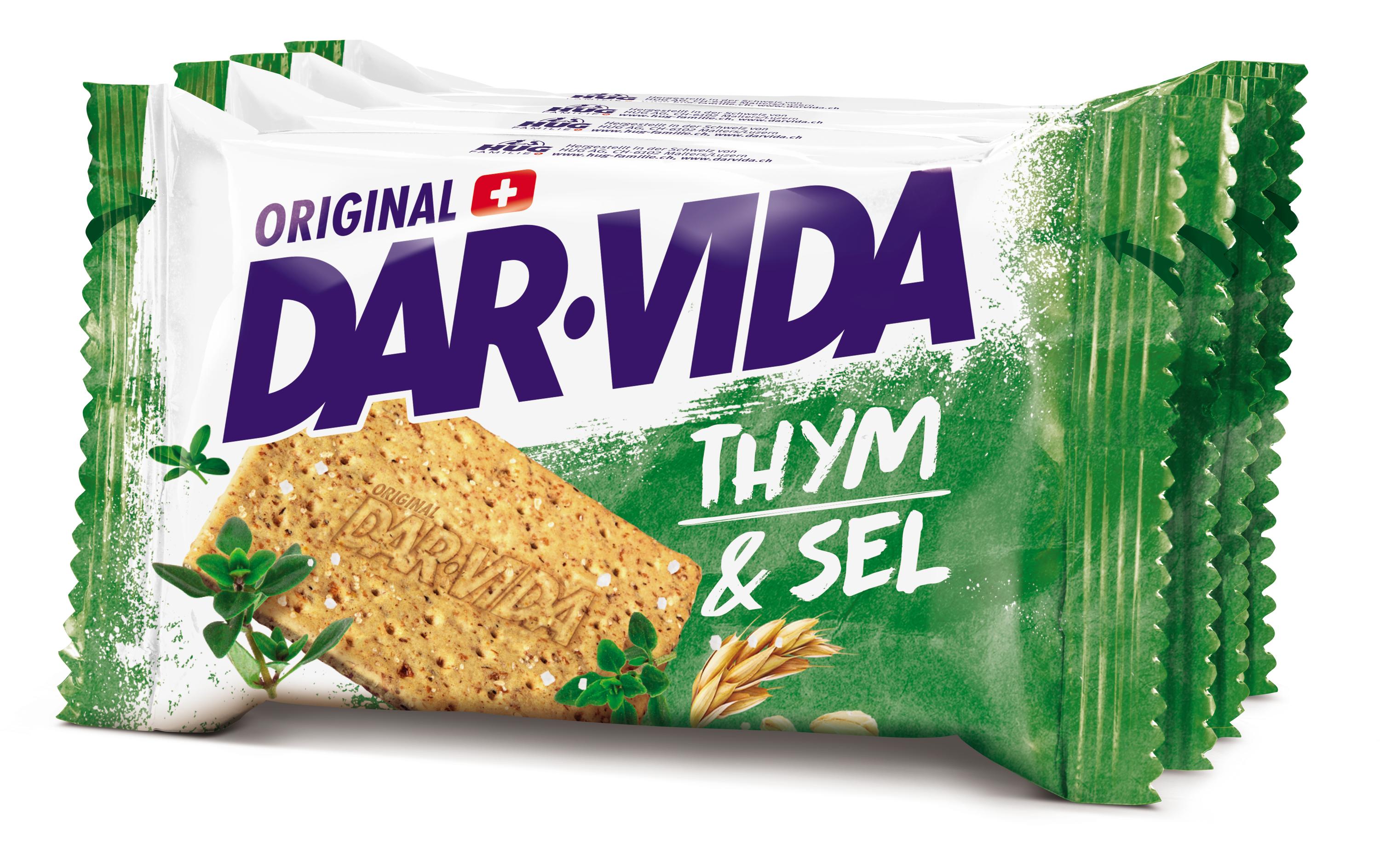 DAR-VIDA Snack extra fin Thym-Sel 4 x 46 g
