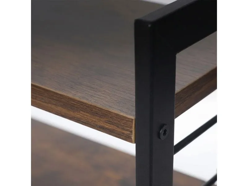 relaxdays Gewürzregal 3 Etagen MDF Metall Industrial-Style relaxdays Gewürzregal 3 Etagen MDF Metall Industrial-Style
